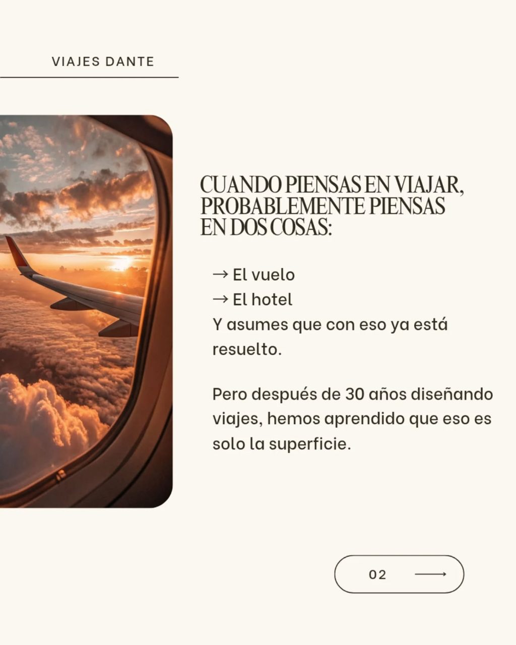 Instagram post from viajesdante. This post is in position 1.